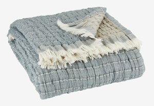 Coperta ENE 130x170 cm blu/beige