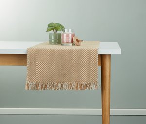 Table runner ULLVIER 38x150 natural/beige