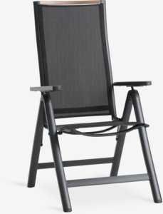 Cadeira reclinável BREDSTEN preto