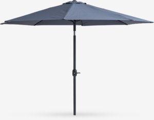 Market parasol AGGER D300 dark blue