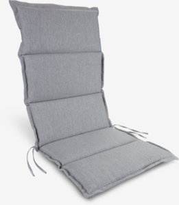 Coxim de jardim cadeira reclinável BREDFJED cinzento claro