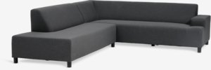 Lounge-sofa UHRE 6 Personen dunkelgrau wetterbeständig