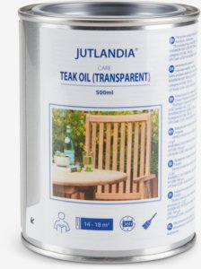 Olej na týkové dřevo JUTLANDIA 0,5 l čirá