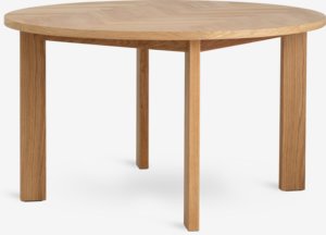 Eettafel HARESKOV Ø130 eiken