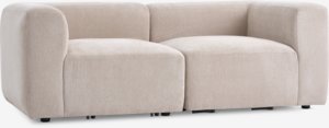 Sofa modułowa SKEJBY 2-miejscowa tkanina piaskowy