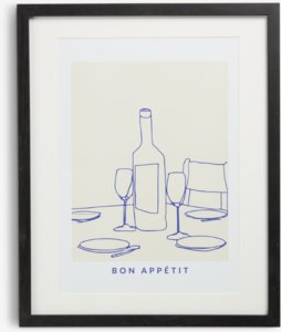 Ramka na zdjęcie OSCAR 40x50cm czarny A3 z passepartout