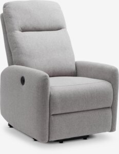 Lift recliner VONSILD lift function electric light grey