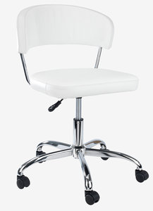 Chaise de bureau SNEDSTED blanc