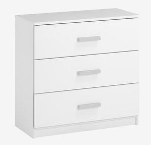 3 drawer chest TAPDRUP white