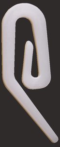 Curtain hooks standard 50 pack white