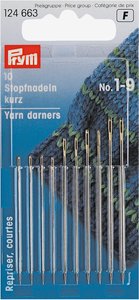 Stoppenål kort nr. 1-9