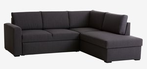 Καναπές-κρεβάτι με σεζλόνγκ BEDSTED γκρι