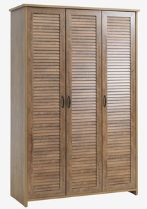 Wardrobe MANDERUP 128x199 3 doors wild oak colour