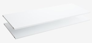 Shelves SATTRUP 98x48 pack of 2 white