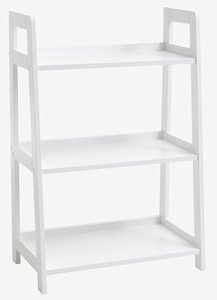 Bookcase HERNING 3 shelves white