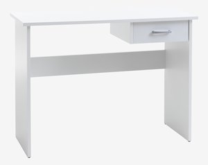 Písací stôl KARUP 40x100 1 zásuvka biela